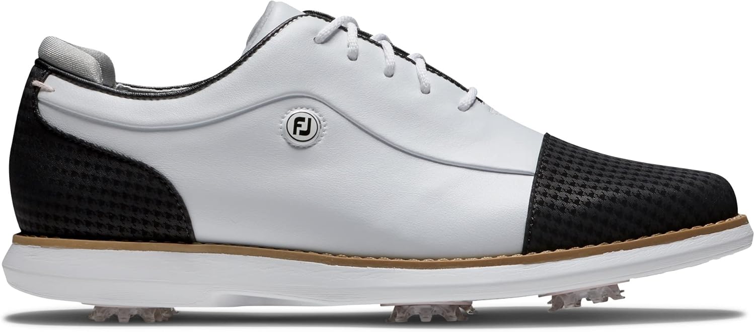 FootJoy Women's Traditions Cap Toe Previous Season Style Golf Shoe - Image 2
