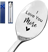 Vista 10 de Divertida cuchara grabada de acero inoxidable con texto en inglés "My Nutella", cuchara de café y helado, regalo de cumpleaños, Navidad, San