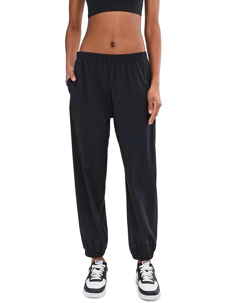 Black Splits59 Megan Woven Nylon Joggers