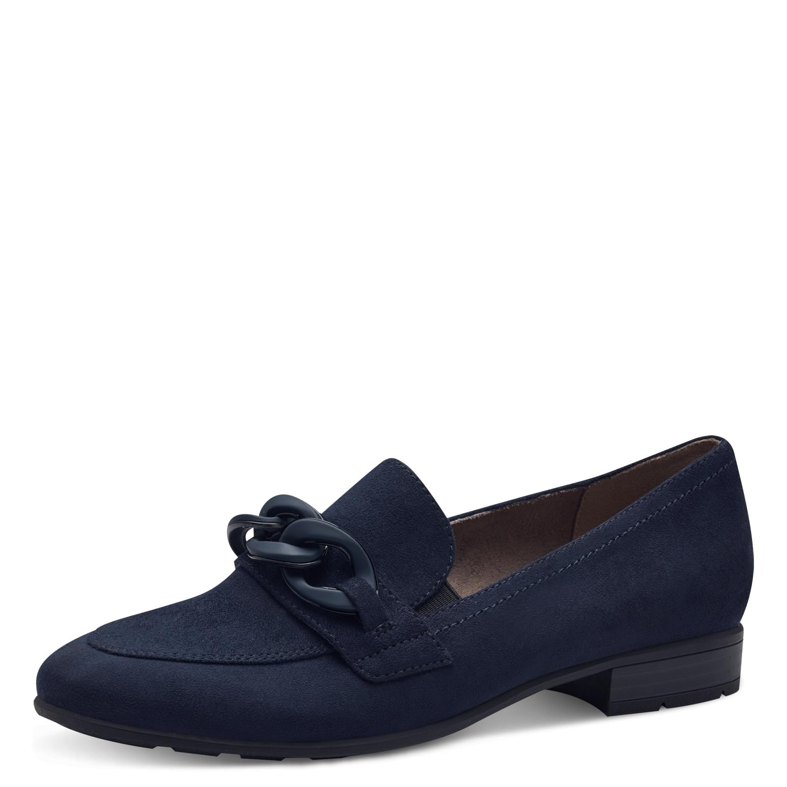 Jana Women’s Slip-Ons with Block Heel Vegan, Navy, 6 UK