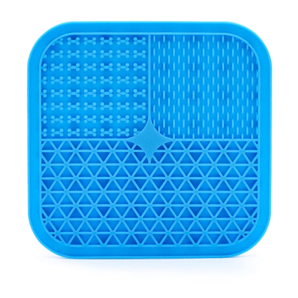 Qpets® Lick Mat for Dogs Cat, Food-Grade Silicone, Dog Food Mat with Suction Cup, Slow Feeding Mat, 7.9in, Perfect Use During Training, Bathing, Grooming(Square) (B0BFH9V7PS) Amazon Price History, Amazon Price Tracker