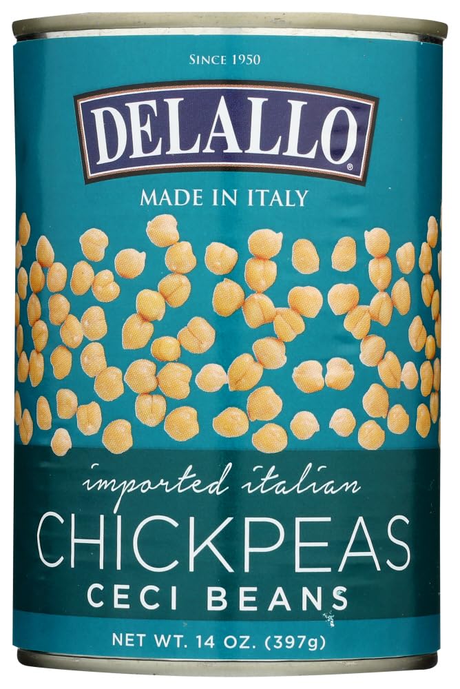 George E Delallo Co Inc Chick Peas, 14-Ounce (Pack of 12)