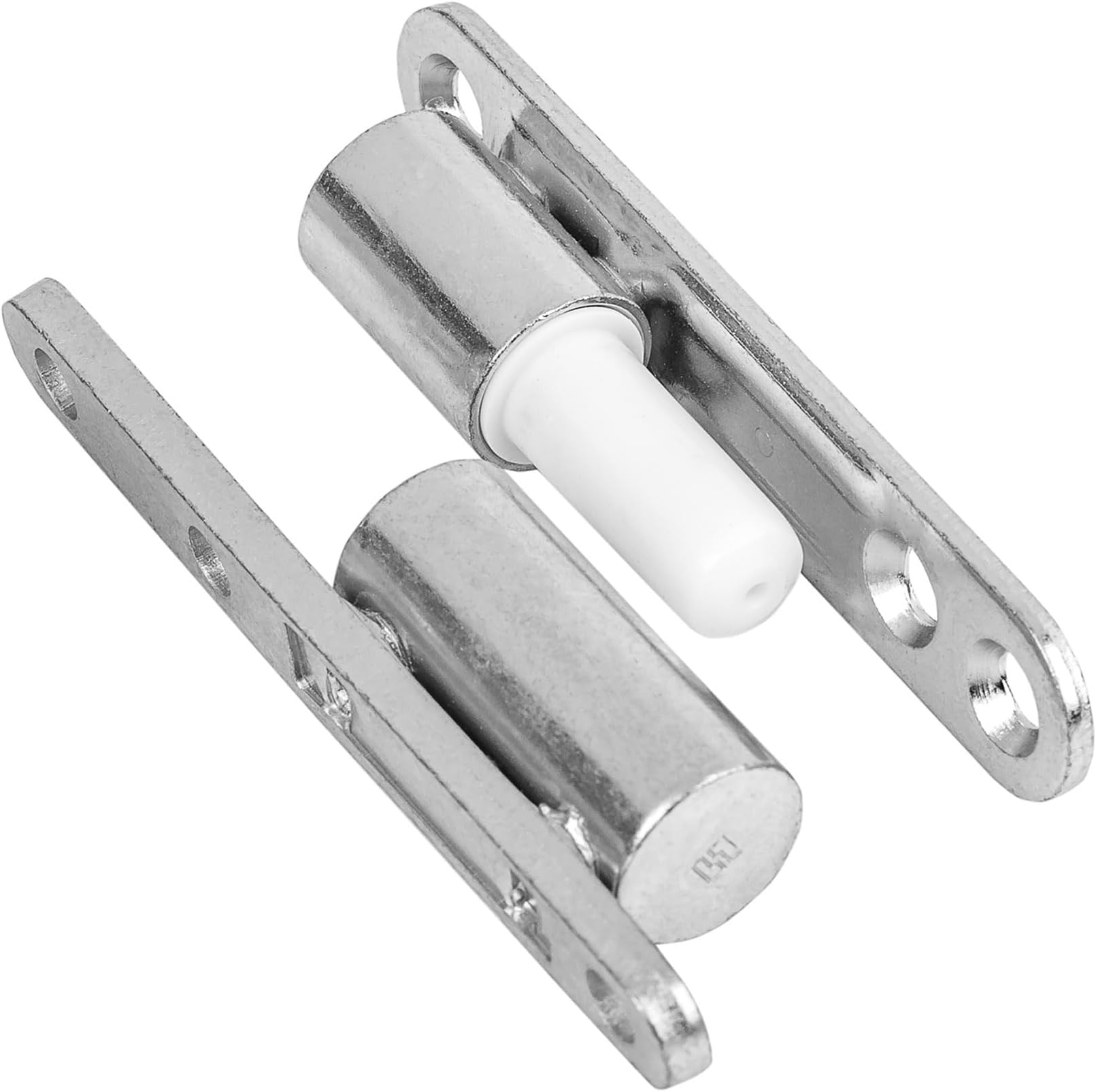 Galvanised Steel Industrial Door Hinge, Silver, 15 mm Diameter, 40 kg Weight Capacity, Surface Mount, 1 Count