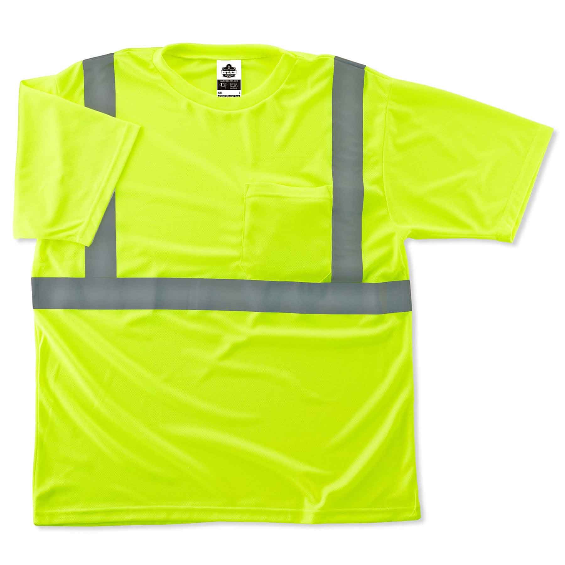 Ergodyne GloWear, High Visibility Orange Reflective T-Shirt