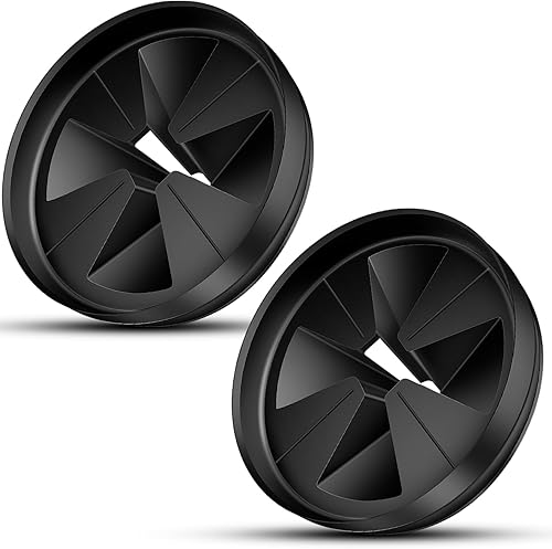 QCB-AM - Protector de salpicaduras para eliminación de basura de la serie InSinkErator Evolution de 3 38 pulgadas, tapones de drenaje extraíbles y