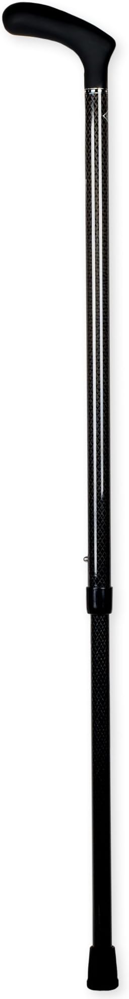 Mens Ergomaster Adjustable Carbon Fiber Walking Cane