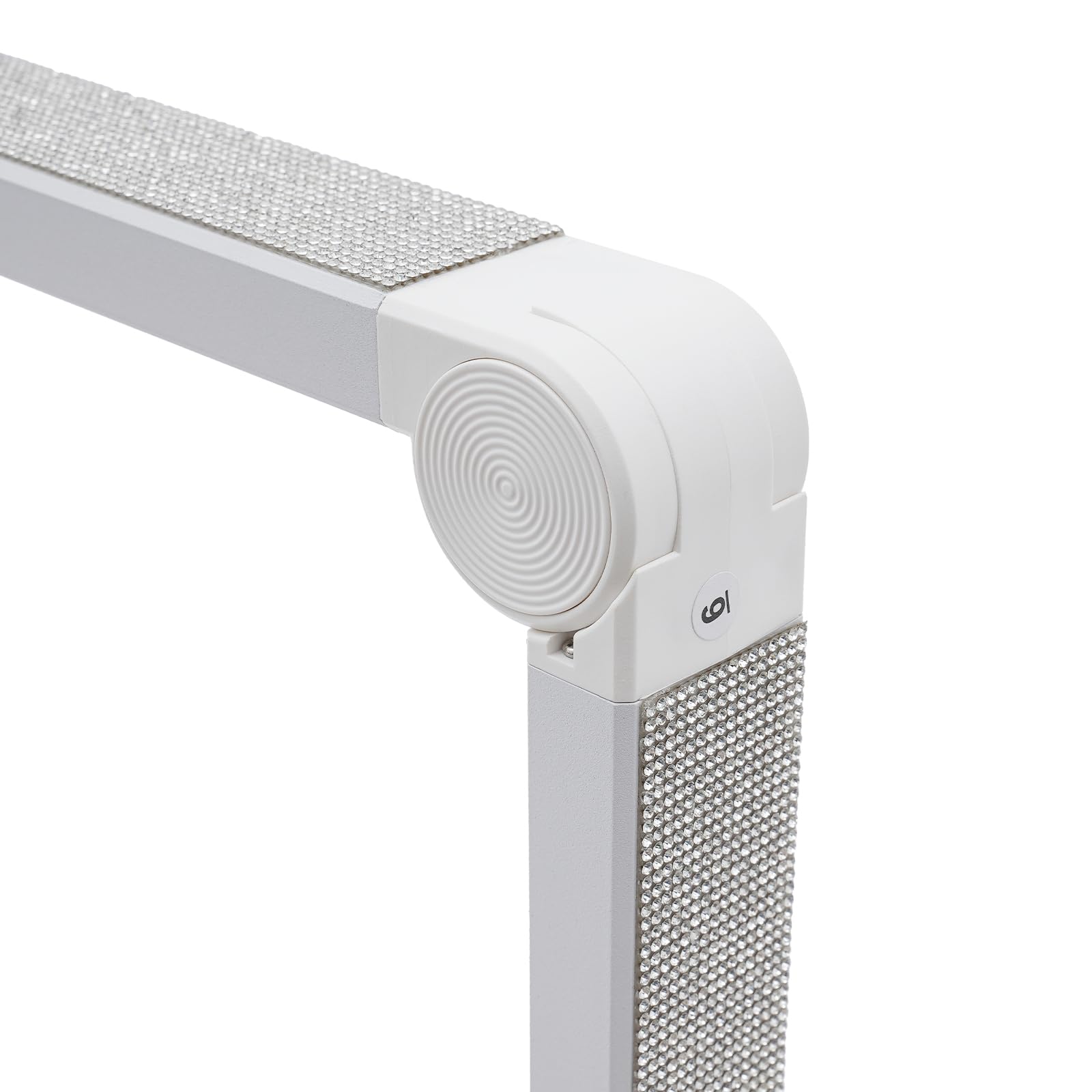 Półksiężyc lampa stołowa LED do paznokci, 48 W, światło rzęs, lampa biurkowa do manicure, lampa stołowa, ściemniana, 3000-6000 K, składana lampa LED na stół do paznokci, lampa do pięknego rzęs