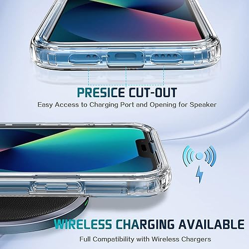 Miniatura 48 de Funda protectora para iPhone 12 Pro Max, 360° de cuerpo completo, resistente, con protector de pantalla para iPhone 12 Pro Max (6.7 pulgadas)