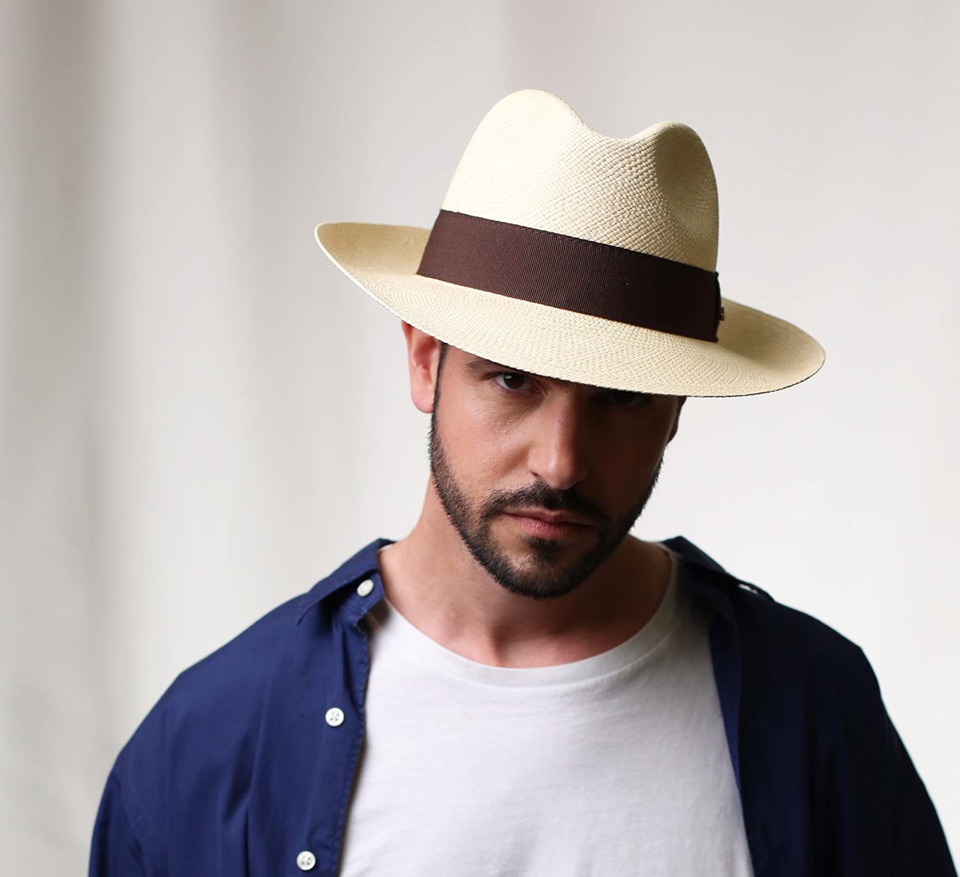 Authentique Chapeau Panama, tressage Traditionnel en Équateur Large Bord, Homme ou Femme Original Ecuador