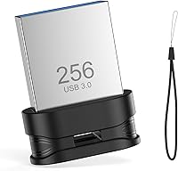 Vista 9 de Unidad flash USB 3.0 de 64 GB, mini memoria impermeable con orificio para cordón, Plug and Play, almacenamiento portátil para computadora, laptop