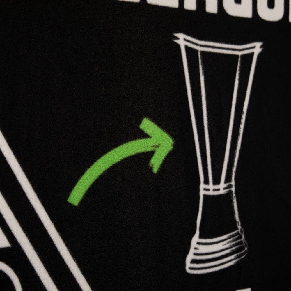 Borussia Mönchengladbach Decken Fleecedecke Erfolge | 150 x 200 cm | Offizieller Fanartikel