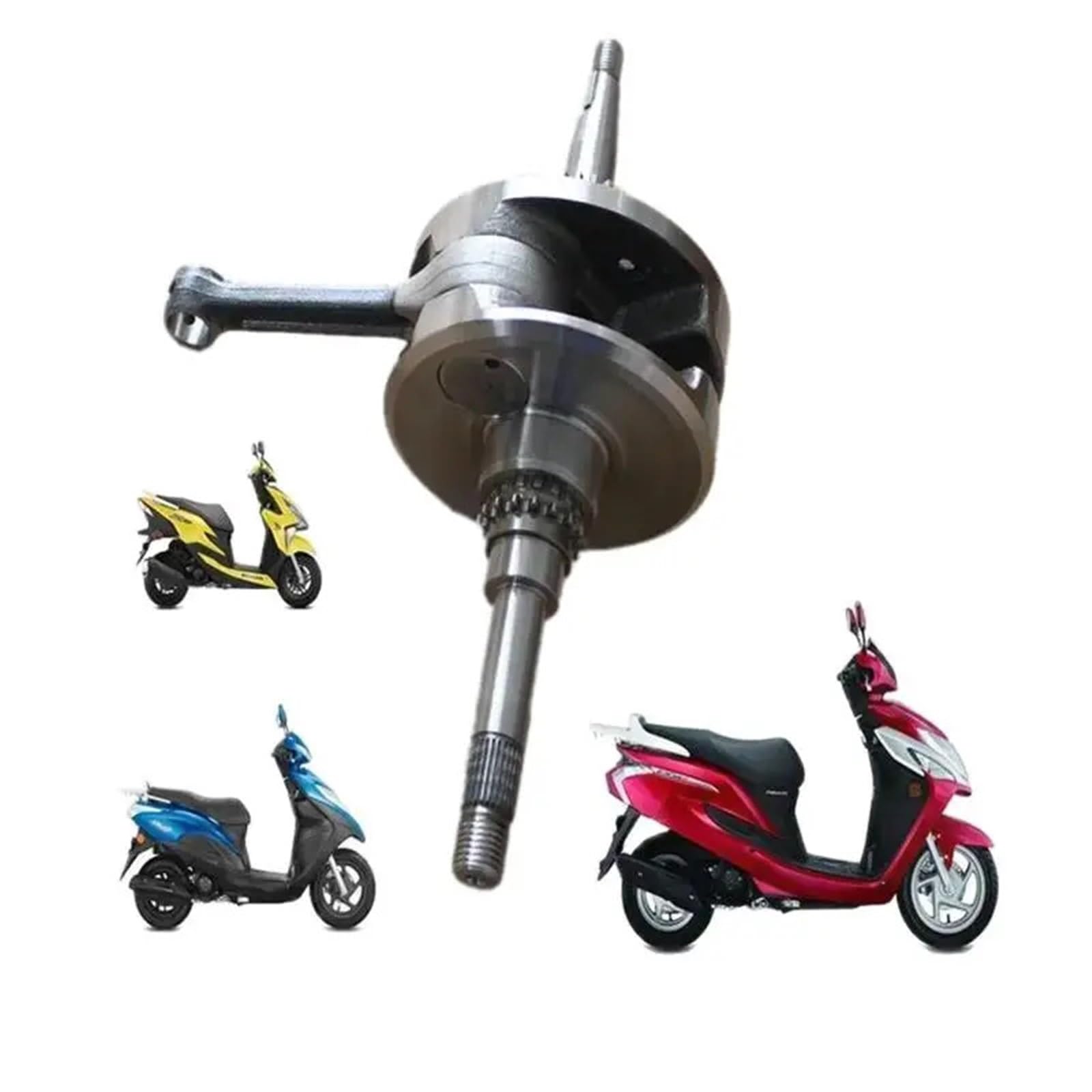 Compatible con cigüeñal de 125 cc. | Muñones rectificados con precisión, aleación de acero forjado, ensamblaje equilibrado