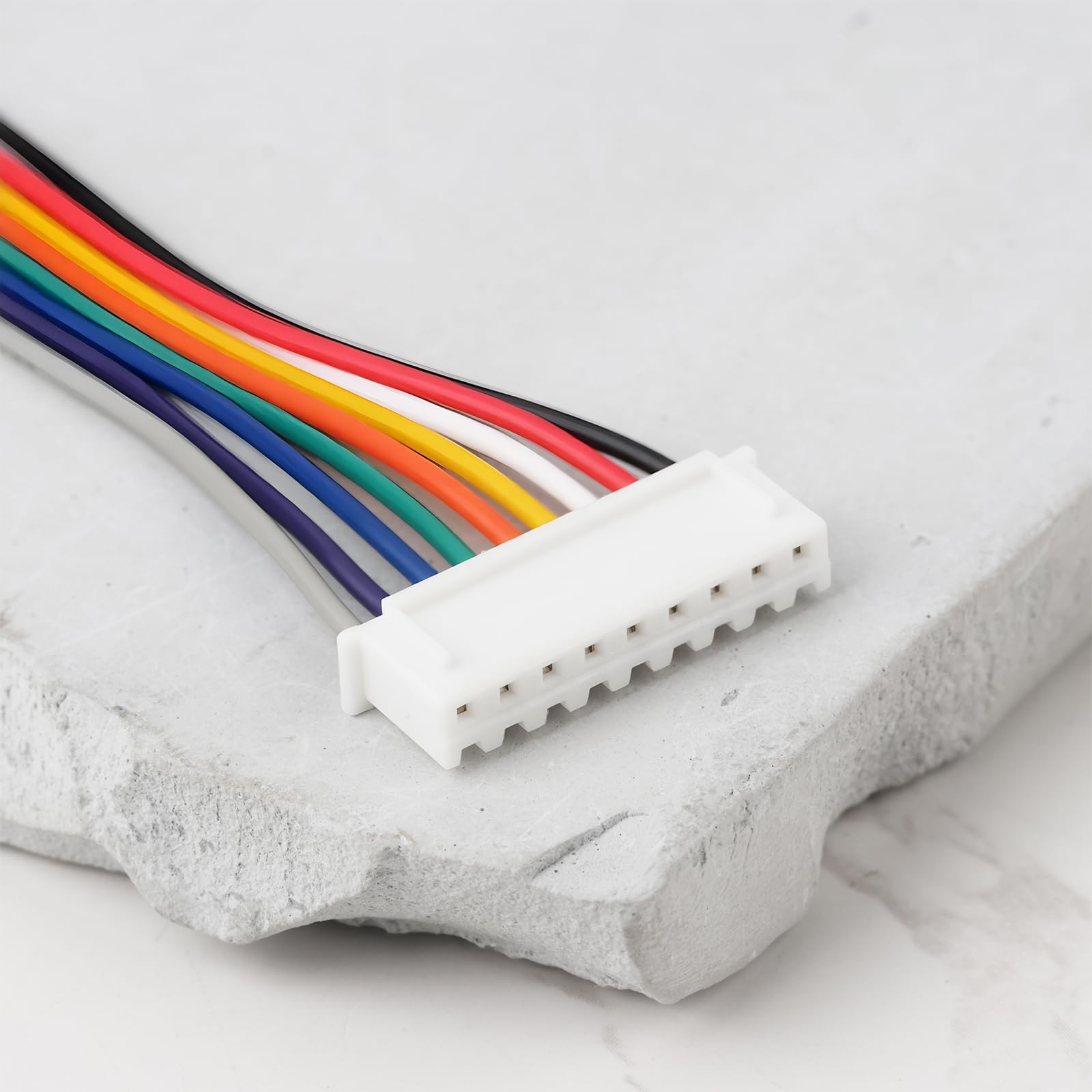 YIXISI 25 Paires JST-XH 2.54mm 2-Broches Connecteur Mâle Et Femelle Avec Câble Électrique 10cm 22 AWG