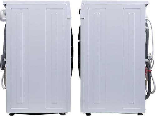 Miniatura 3 de 1.6 cu.ft. CONVERTIBLE Compact Combo Washer Dryer with Pet Cycle (White)