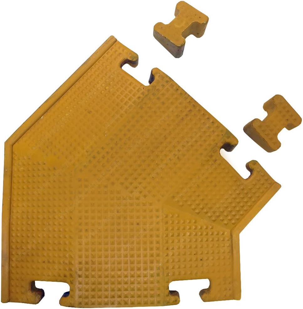 45° Turn for ElectriDuct® Medium Size Cable Cover - Orange