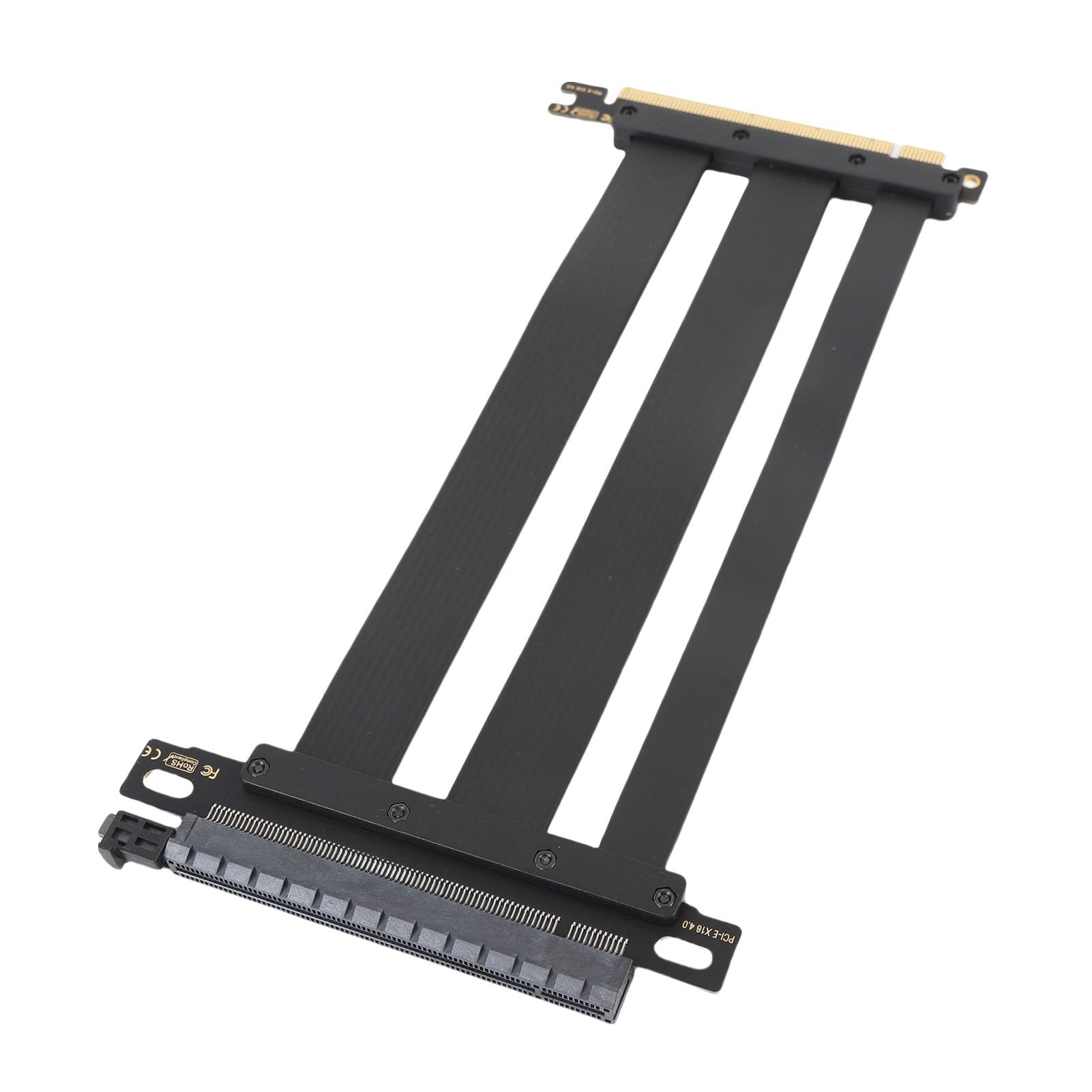 Zunate Port rozszerzeń Elastycznej Karty Przedłużającej PCIe 4.0 X16 do Komputerów PC, Zwiększona trwałość Kabla dla Procesorów Graficznych RTX 8900, Kabel Rozszerzający GPU do Serwerów, Systemy