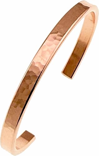 Cobre Cuff pulsera durable cobre ligero de alta calidad 100% cobre macizo sin revestir
