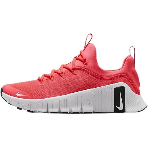 Nike Free Metcon 6 Women's Workout Shoes (FJ7126-600, Hot Punch/Black/White) Size 9