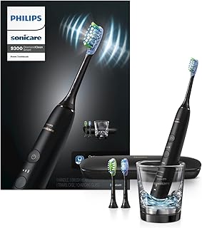 Philips Sonicare DiamondClean Smart 9300 Rechargeable Electric Power Toothbrush, Black, HX9903/11
