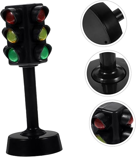 Miniatura 8 de Gadpiparty Juguetes en miniatura, 12 luces de tráfico de juguete para niños, señales de tráfico, modelo de luz, juguetes de lámpara de juguetes de