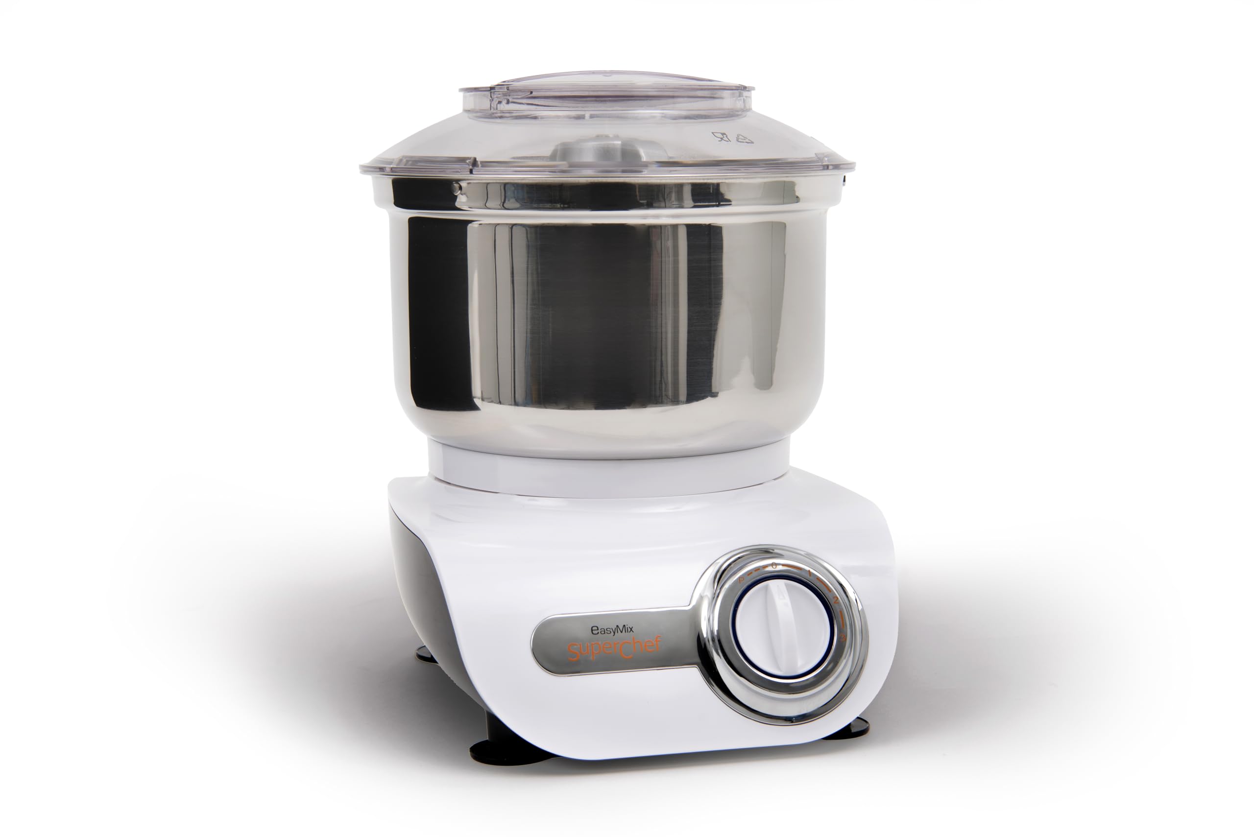 Batidora, Amasadora EasyMix SM900, 500W de potencia, Mezcla y amasa, bol de 3Litros de acero inoxidable con accesorio para batir y amasar