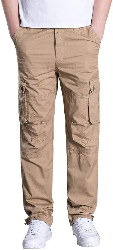 Heetey - Pantalones de Hombre para Verano, con Varios Bolsillos y Pantalones  de Deporte Rectos, Estilo Militar, Pantalones de Trabajo, Pantalones de  Deporte, Pantalones de Jogging Caqui XXXL: Amazon.es: Ropa