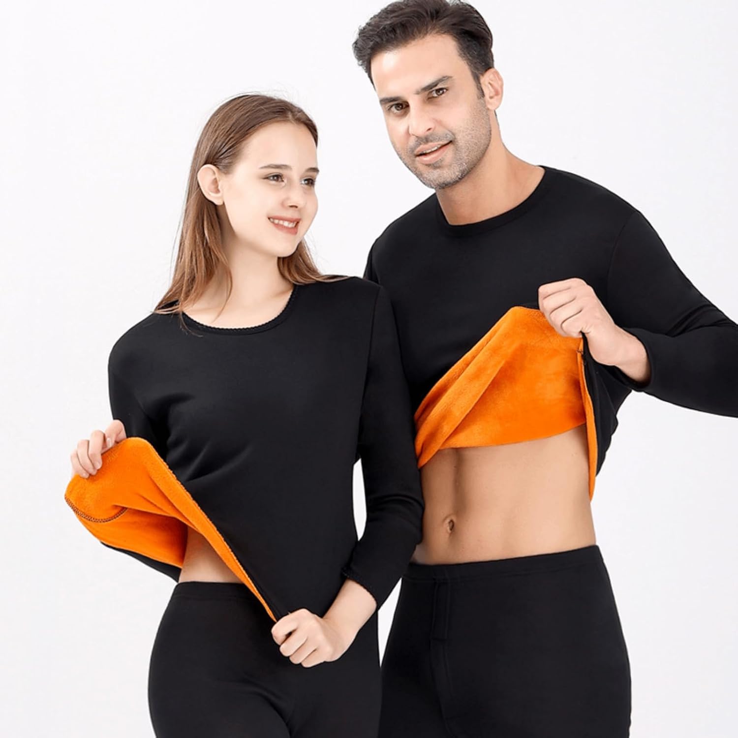 Thermal Underwear Sets for Men Fleece Lined Long Johns Base Layer Warm Winter Top Bottom Pants Leggings Pajama Cold