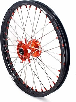 Amazon.com: KKE 21-18 Enduro Cast Orange Hub Wheels Compatible