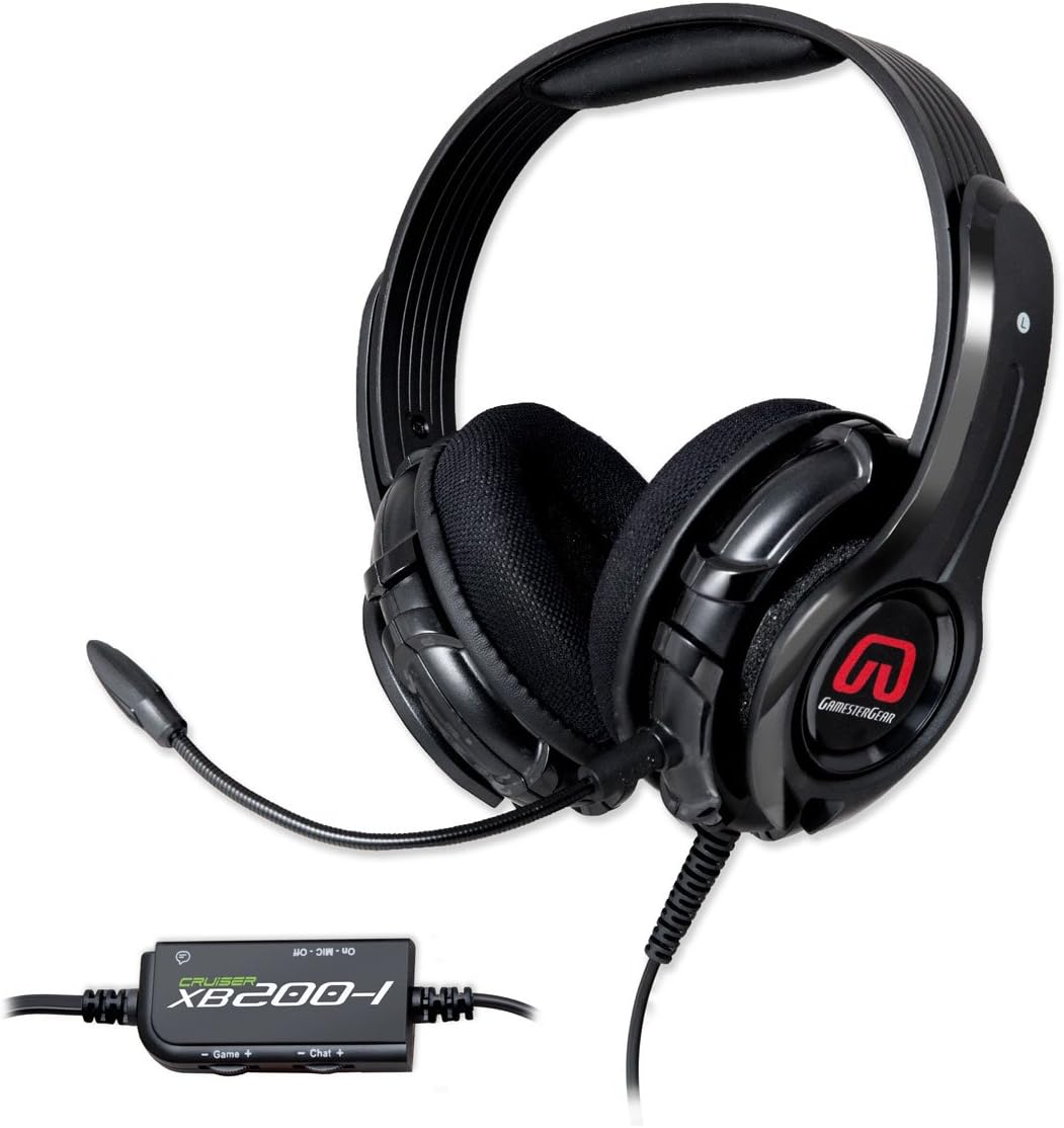 Syba XB200-I 57mm Speaker Driver Gaming Headset with Detachable Microphone - Xbox 360