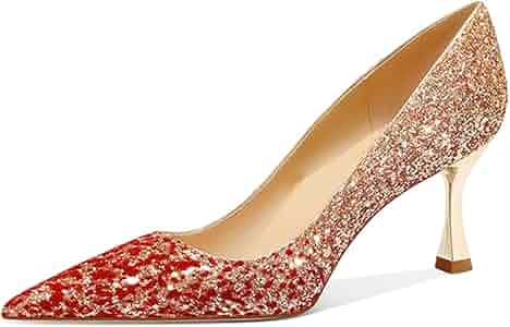 靴 original ribbon glitter pumps 61fuFoseUOL._UY900_.jpg