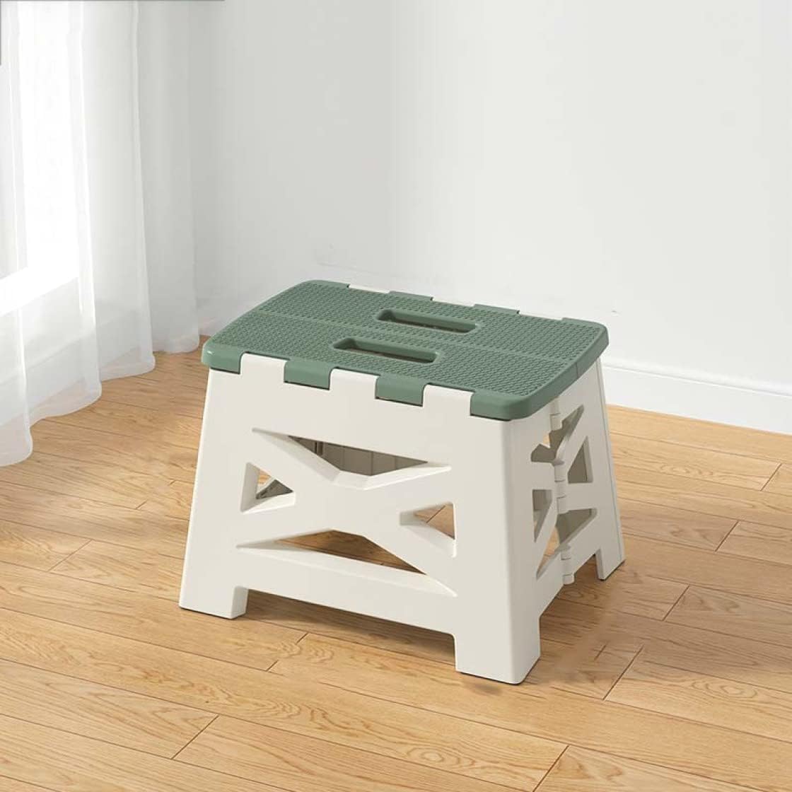 Pepe Cloud Simple Foldable Stool Space-Saving Folding Stool, Easy to Carry Stool (Green)-image-35
