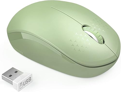 Miniatura 8 de seenda - Mouse inalámbrico silencioso de 2.4 G, con receptor USB para PC, tablet, laptop y, Windows, Mac y Linux