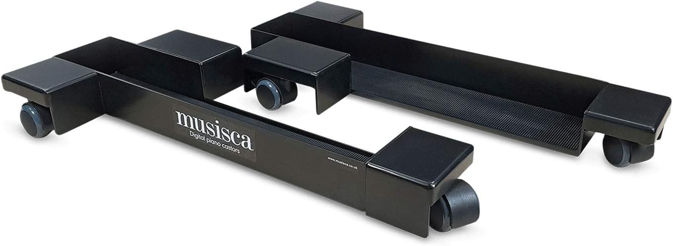 CASTOR-GLIDE Digital Piano Castors - Black