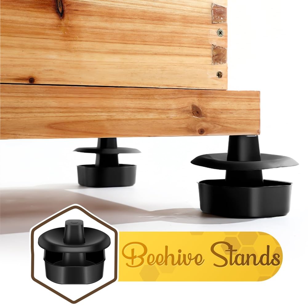 Gvvsjgdbis Supporti Alveare Base Alveare Supporto Alveare Tracce di Piedi Alveare Strumento Supporto per Apicoltura Domestica Forniture Per Apicoltura