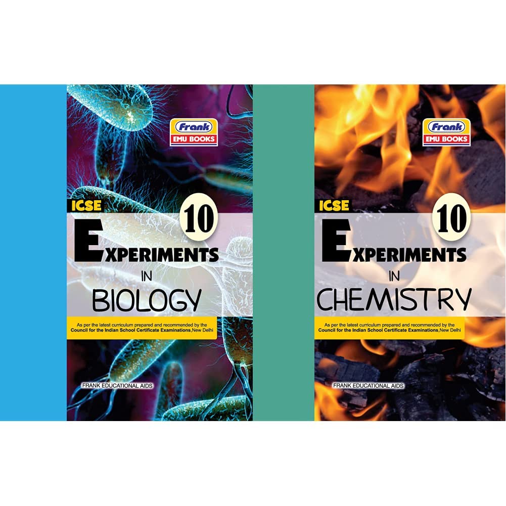 Frank EMU Books Lab Manual ICSE Experiments in Biology Class 10 & Frank