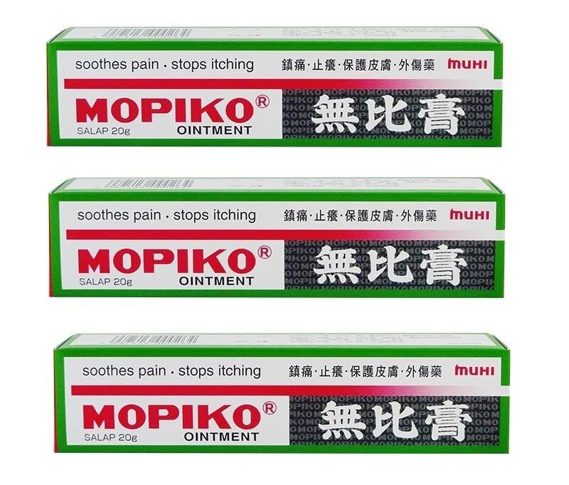3 Boxes of MUHI Mopiko Ointment (20g)