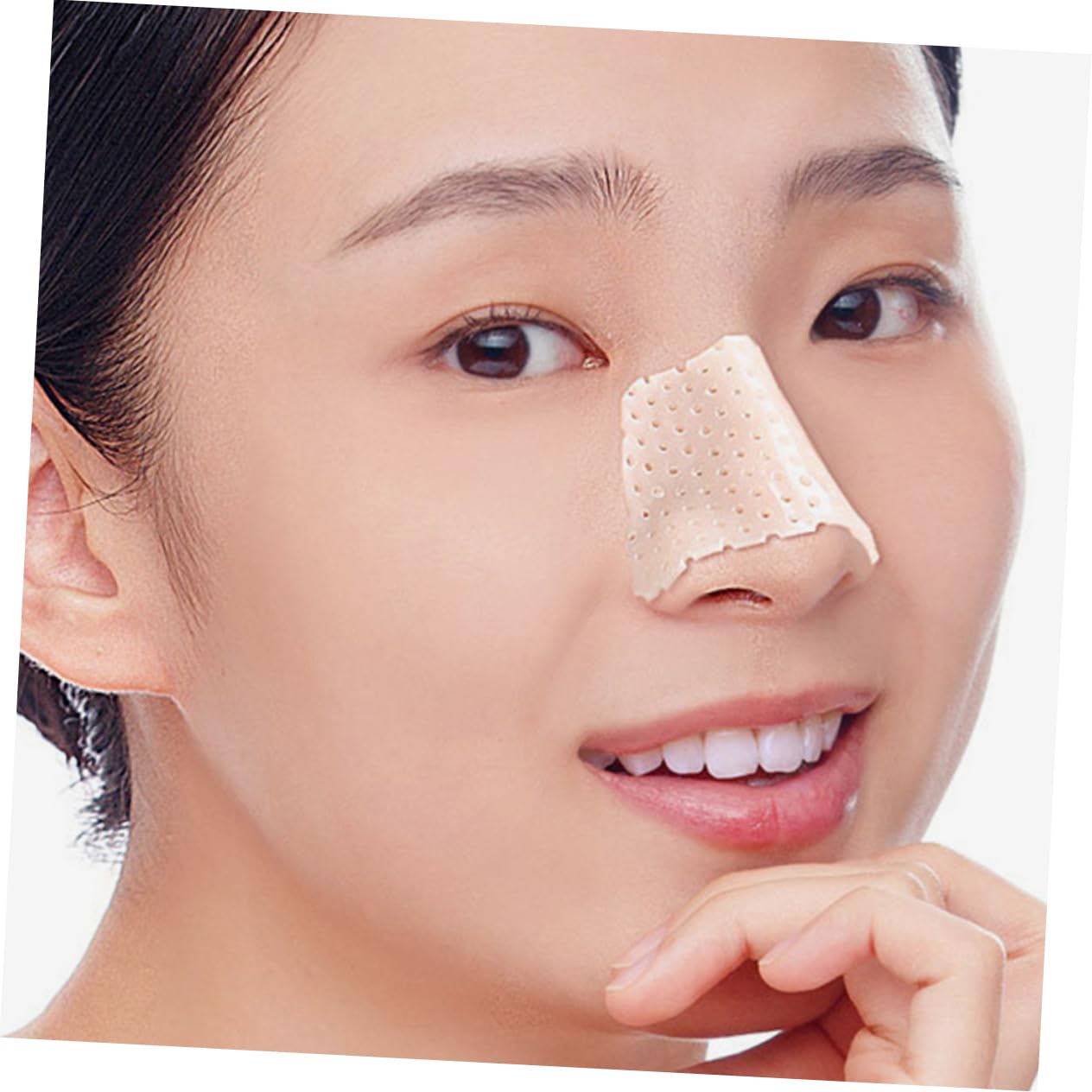 Gatuida High Nose Bridge Nose Splint Elastic Nose Bandage Nose Guard for Broken Nose Nasal Sling Bandage Nose Support Nose Splints Nose Brace Nose Protector Khaki High Molecular Polyester