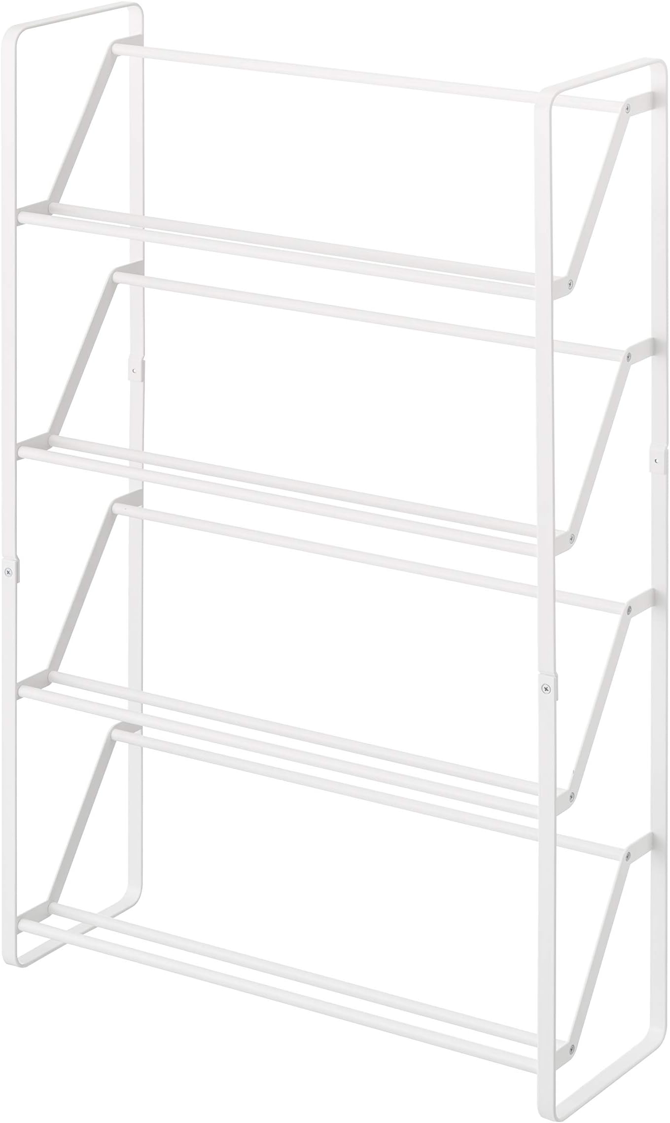 Yamazaki Home Shoe Rack Angled Shelves Organizer