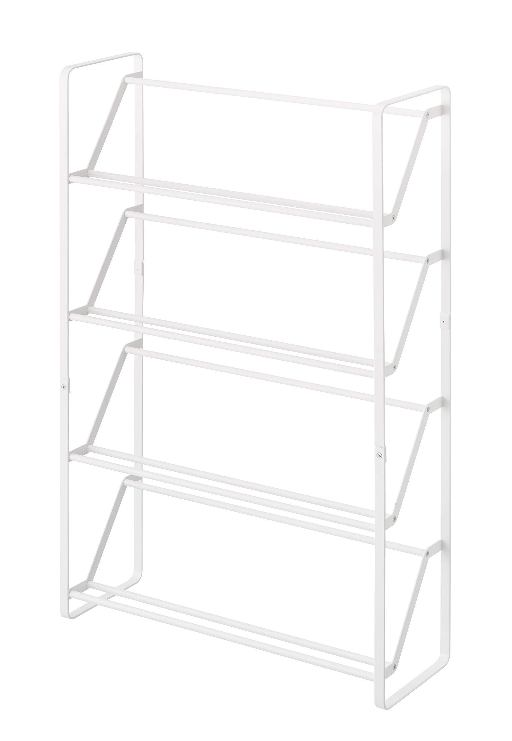 YAMAZAKIHome Slim Shoe Rack, One Size, White