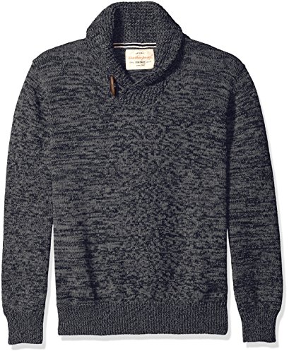 Weatherproof Vintage Men's Melange Shawl Sweater