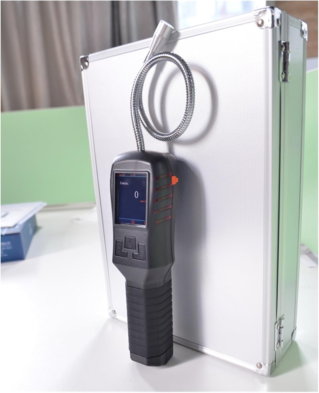 Gas Monitor, Handheld Multi Gas Detector Ex O2 CO H2S H2 NO NO2 SO2 NH3 CL2 O3 HCL PH3 HCN CO2 Single Gas Detector Ibration+Sound+Light Alarm