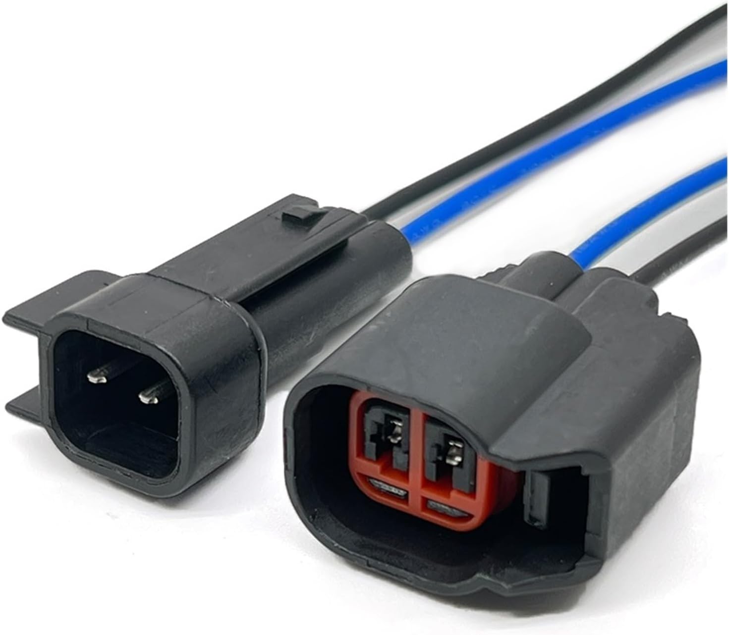 2 Pin Auto Fuel Injector Nozzle Plug Electronic Connector Wire Harness EV1 to EV6 DJ7023C-1.5-21(2P Female,20 Pcs)