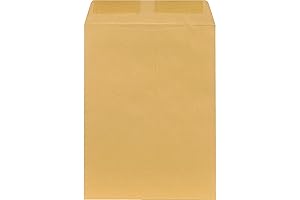 Kraft Gummed Catalog Envelopes for Secure Mailing (6 x 9 Inches)