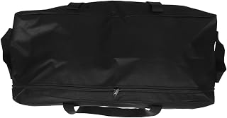 Waterproof Outdoor Storage Bag for Folding Table and Chair, Large Capacity | PVC Thickened Foldable Tote, Black Finish, Hiking and Biking Use, Versatile Carry Option