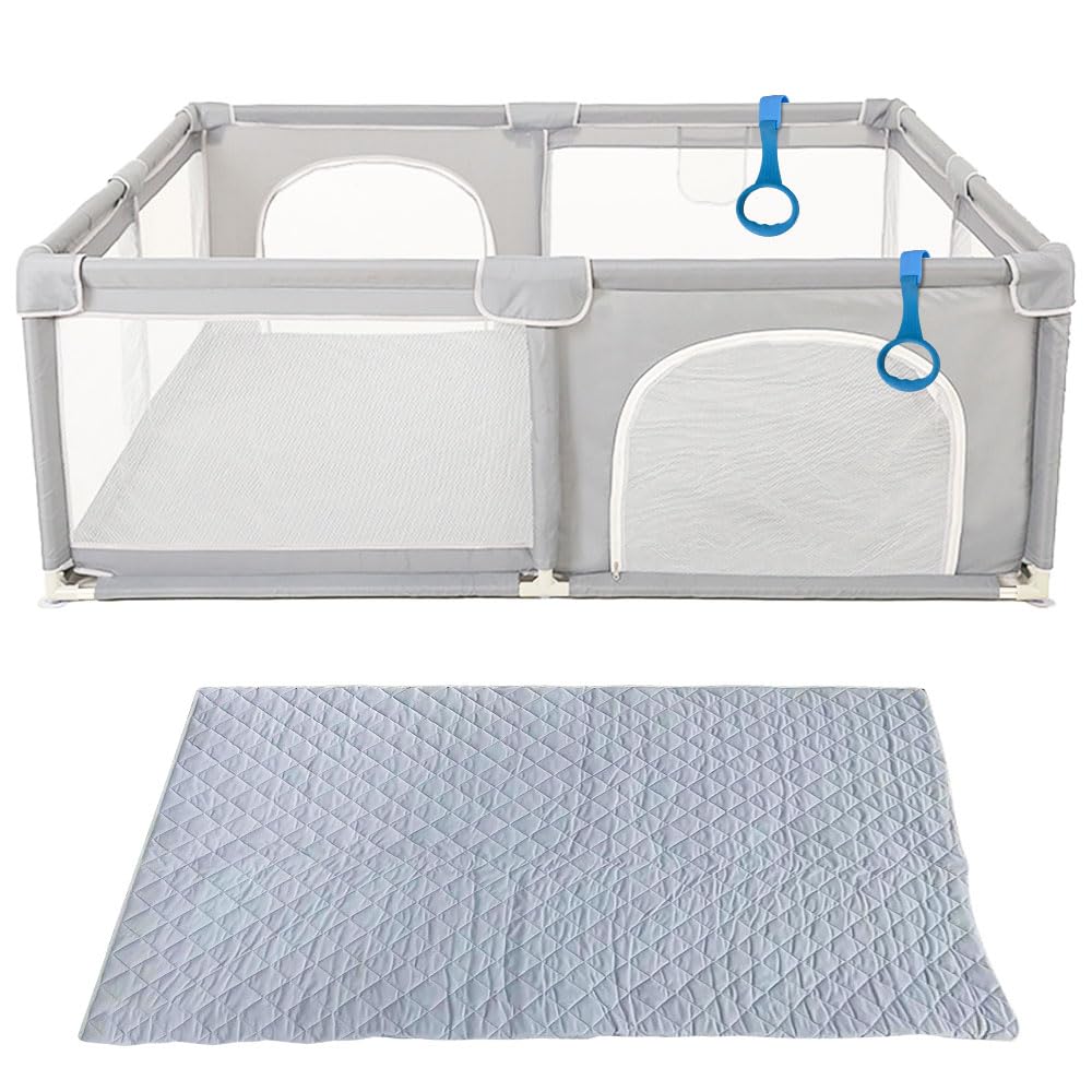 OHMG Bettgitter 200cm Bettschutzgitter Kinderbettgitter für Kinder Babybettgitter Klappbar,Kinderbett Kinderbettschutzgitter Rausfallschutz,Bett&Elternbett,Rausfallschutz Bett