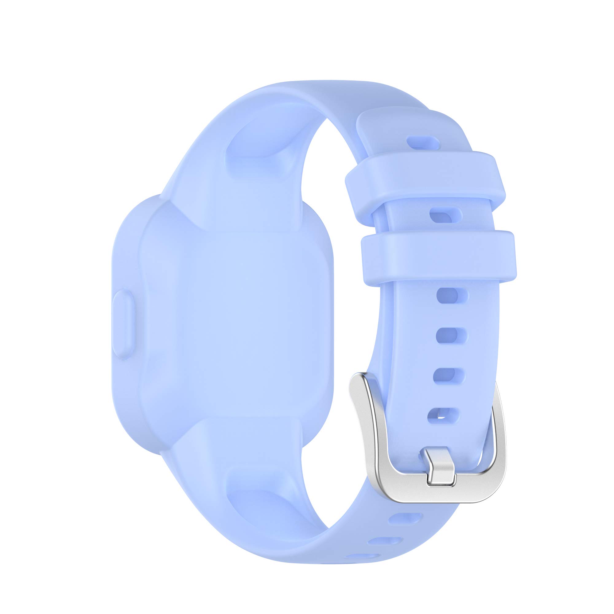 REYDA Silicone Strap Compatible for Garmin Vivofit jr.3, Soft Flexible Breathable Silicone Watch Strap Sport Wristband Metal Buckle Bracelet Replacement Strap for Garmin Vivofit jr.3 Fitness Tracker