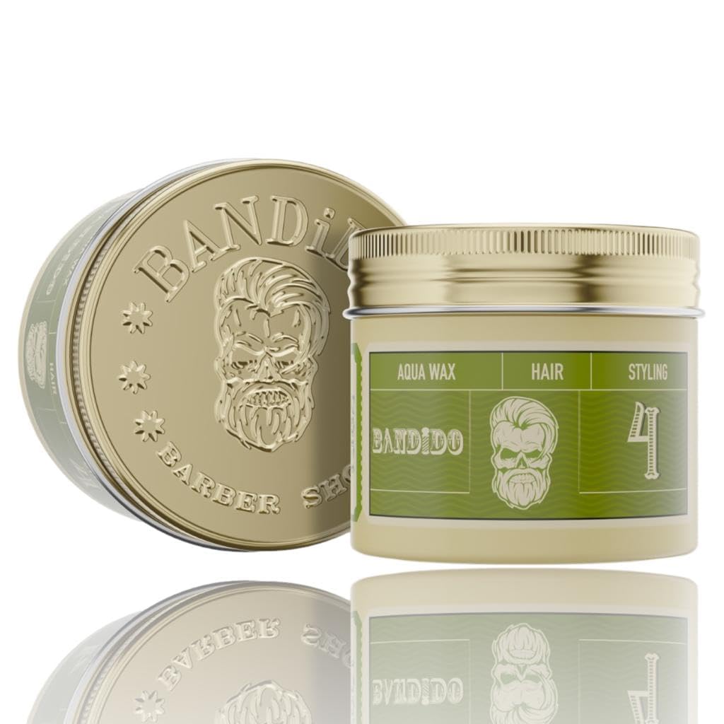 Bandido Aqua Wax 4 | 2-Pack | Light Hold | Men's Hair Wax, Long Lasting Hold, Easy to Manage | 125ml / 4.22oz