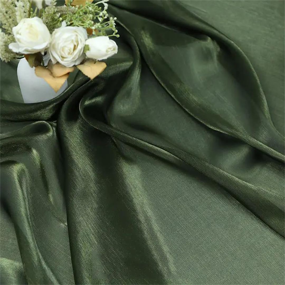 Organza Fabric， Organza Fabric By The Meter Multicolor 100cm x 150cm for Womens Dresses Sewing Decoration(7 Dark En8)