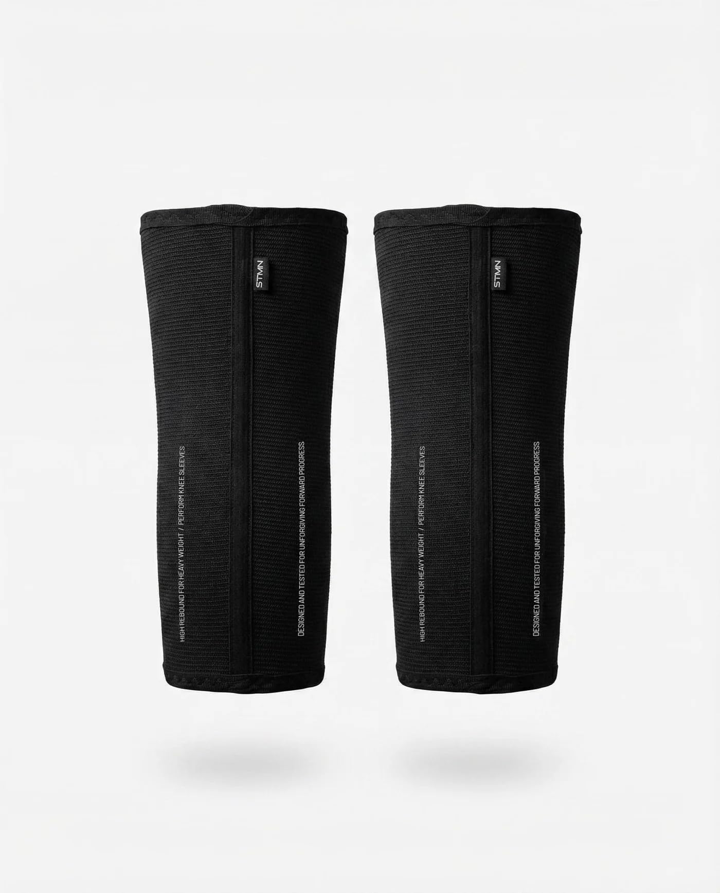 Ginocchiere PERFORM da Powerlifting e Sollevamento Pesi, Neoprene Ultra-Strutturato 7mm, Nero, Design Anatomico Presagomato, Rimbalzo Elastico Elevato, Vendute in Coppia (XL)