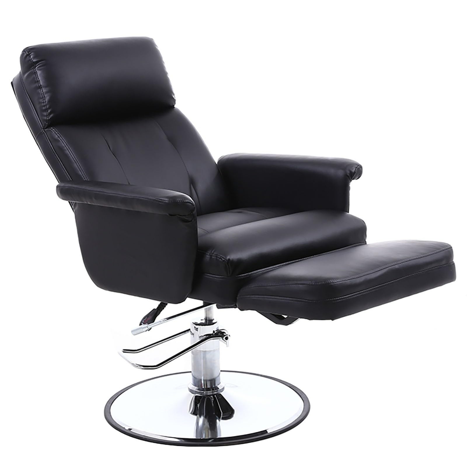Professionnel Fauteuil Esthetique Hydraulique Multifonction pour Massage Cosmétique Extension Cils Tatouage Pedicure (Black)